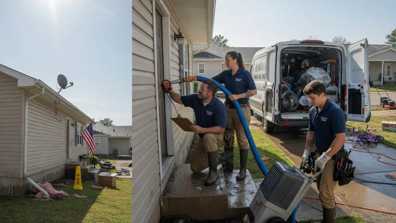 Ceiling Water Damage Restoration in New Paris, PA near me